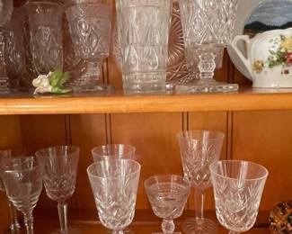 Huge selection of glassware.