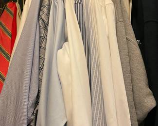 Men's dress shirts.