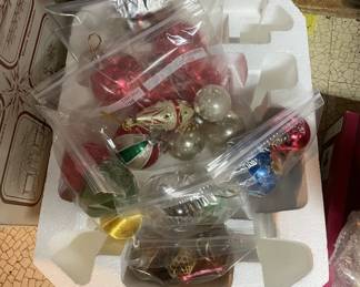 Vintage holiday items.