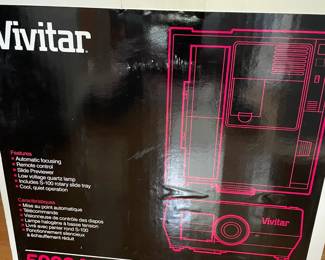 Vivitar Auto Focus 35mm 5000AF slide projector complete in box.