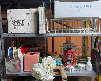 Vintage items (many in boxes).