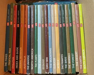 Set of LIFE Nature Library books.