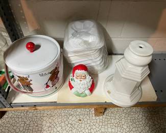 Vintage holiday items.
