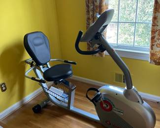BioFit recumbent exercise bike.