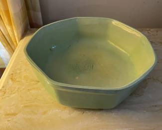 Vintage green bowl.