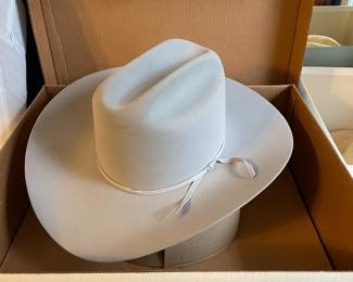 Brand new Stetson hat in box.