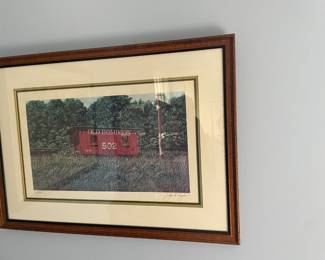 Print of Old Dominion train.