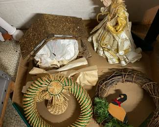 Vintage holiday items.