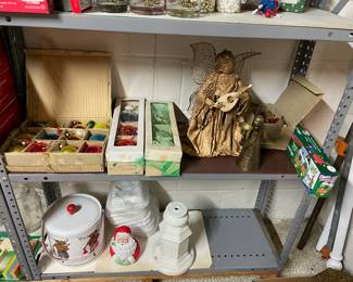 Vintage holiday items.