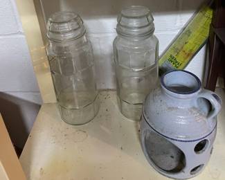 Vintage 1960's Planters Peanuts collectible jar.