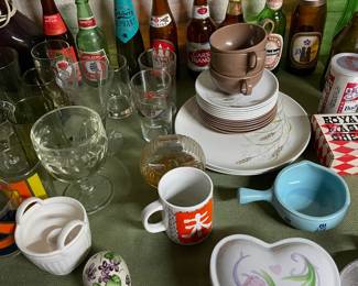 Collector beer bottles.