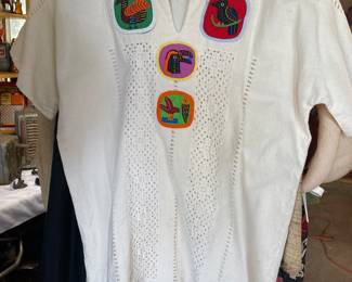 vintage clothing and old blue jeans. we'll have more picts soon