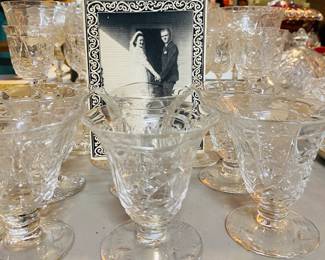 fine fabulous 1940's wedding crystal