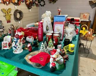 More Christmas items.