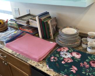 Cookbooks including a autographed Paula Deen cookbook.