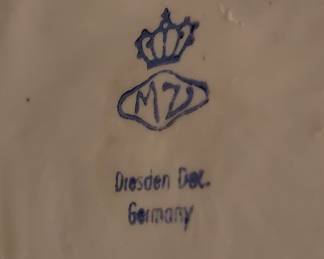 LARGE Dresden Germany Volkstedt Lace  Figural Group