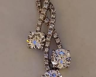 CZ Sterling Silver .925 Pendant 