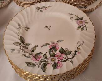 Set of Syracuse China - Apple Blossom pattern