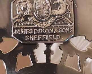 19th Century James Dixon & Sons Sheffield Oval Tray 