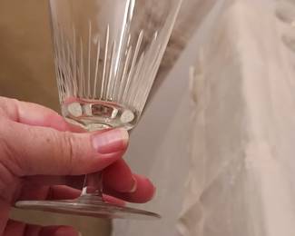 ROSENTHAL Crystal Stemware pattern Goldstrahlen