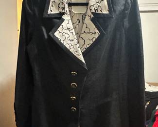 Chanel Black Camillia Jacket