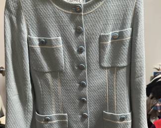 Chanel Baby Blue Jacket