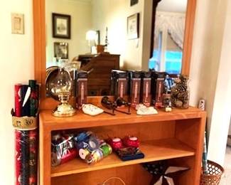 Book Case and Mirror