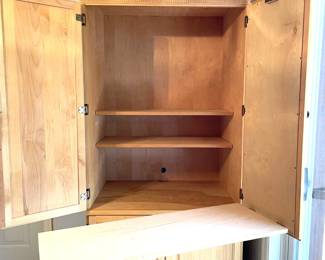 Armoire Computer Desk- Drop Down Work Table