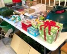 Christmas Tree, Garland; Lights & Misc.