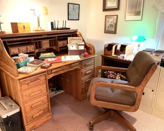 Desk and Chair by Oak Crest Mfg.