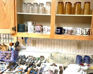 Kitchen Utensils, Glasses & Misc.