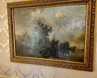 Antique oil painting