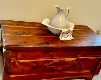 Vintage cedar chest