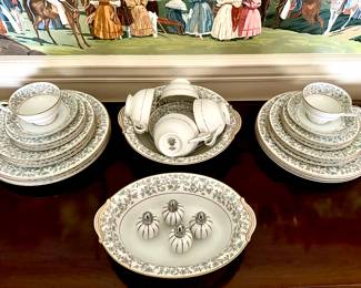 Noritake Dover Pattern China set 