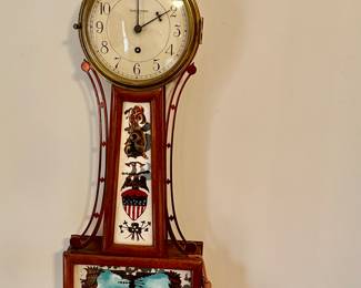 Waltham presentation Banjo Clock