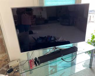 large flat screen & stand