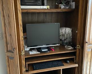 open computer desk