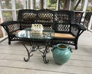 Weathermaster by Laneventure wicker patio furniture