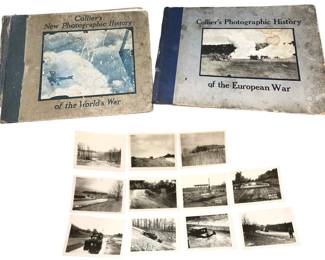 Two Collier's WWI Era Photographic Books & Photographs