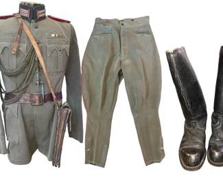 WWII Bulgarian Major of Infantry Uniform Under Nazi Control