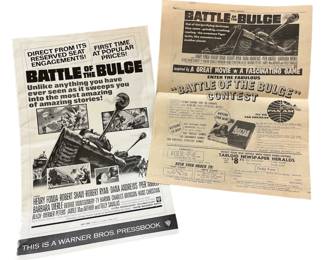 1965 Battle of The Bulge Film Pressbook