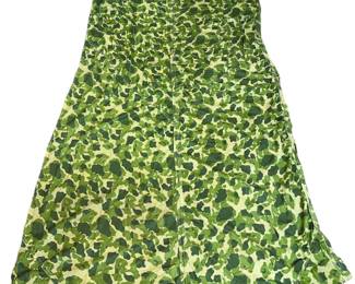 WWII U.S. Army Camouflage Silk Partial Parachute Piece