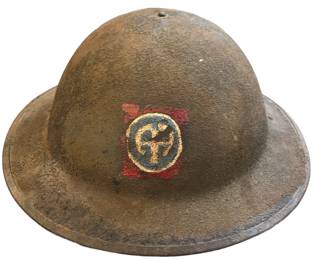 WWI American 22nd Infantry Helmet
