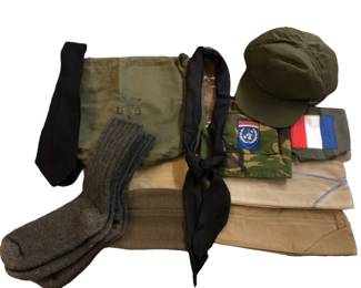 Assorted U.S., Netherlands, France Military Articles