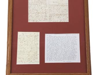 1862 Civil War Era Letter, Soldiers, Regiment Quarters