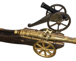 Miniature Military War Cannons Early 19th C. Replicas