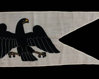 German Coat of Arms Eagle, Prussian Swallow Tail Pennant