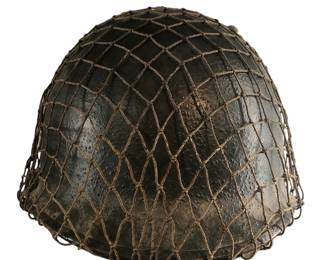 US Army Combat Helmet w/ Liner and Netting