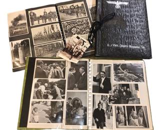 WWII German Nazi Luftwaffe Photo Album & Adolf Hitler, Nazi Photographs