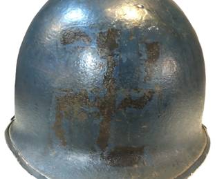 WWII U.S. M1 Fixed Bale Helmet, Atlantic Theater